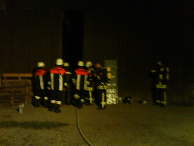 Übung im Rahmen der Brandschutzwoche 2011