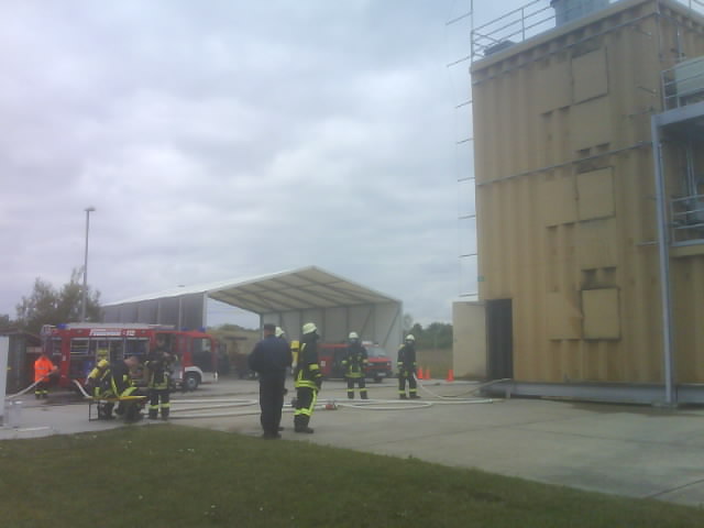 Übung / Brandhaus US-Army