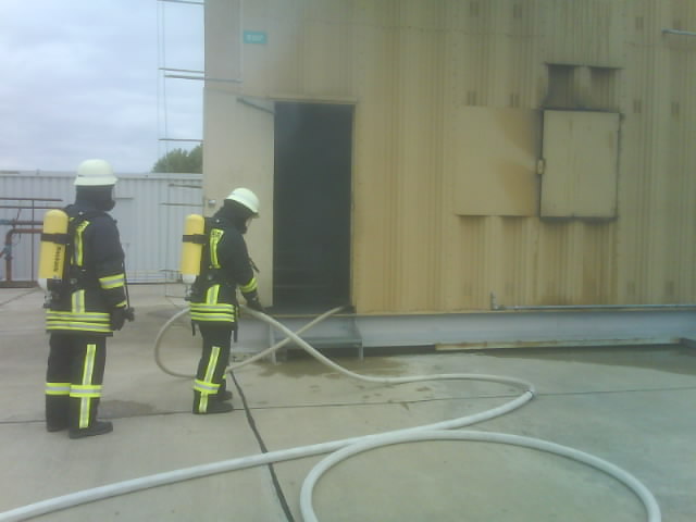 Übung / Brandhaus US-Army