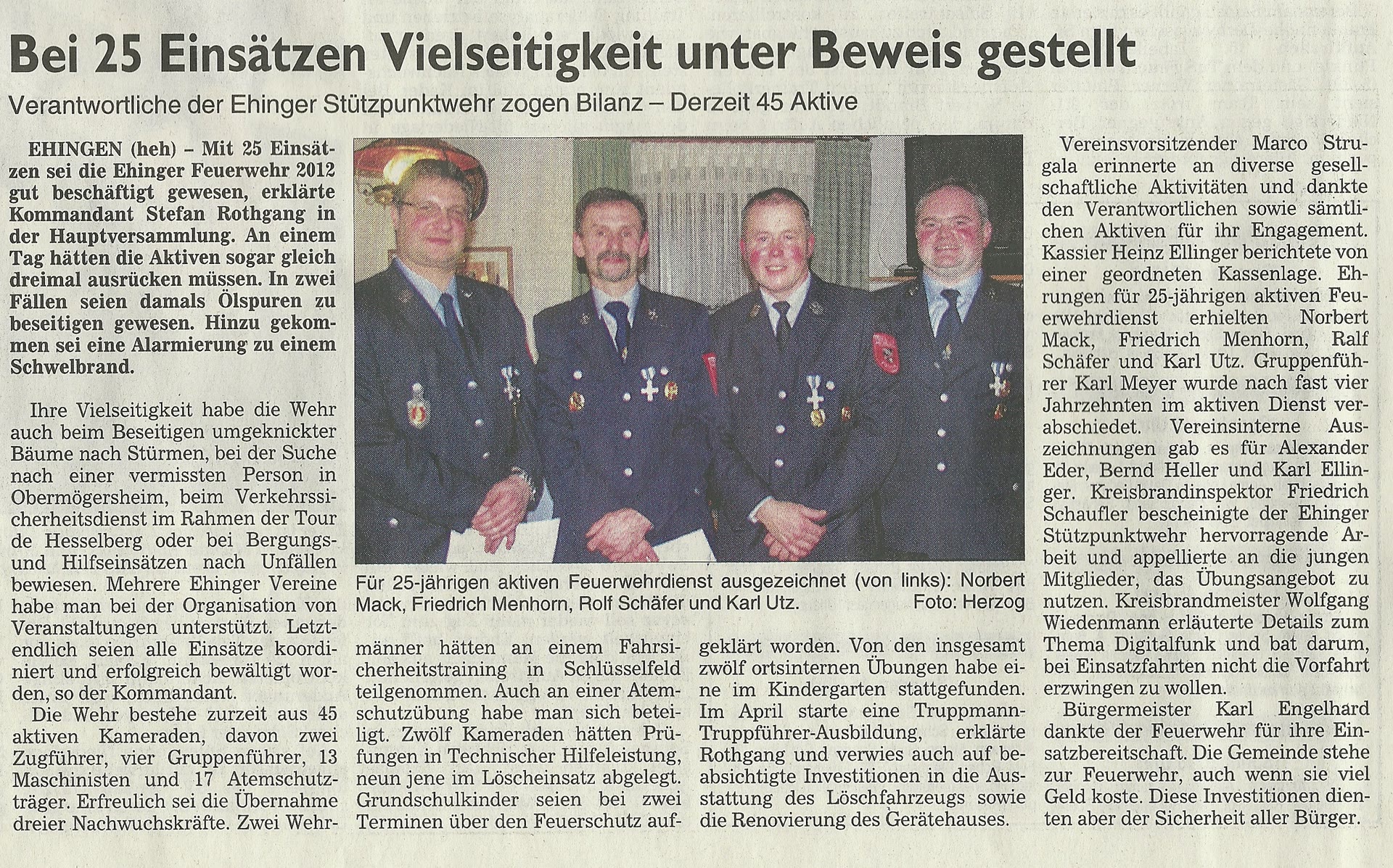 Generalversammlung 2013