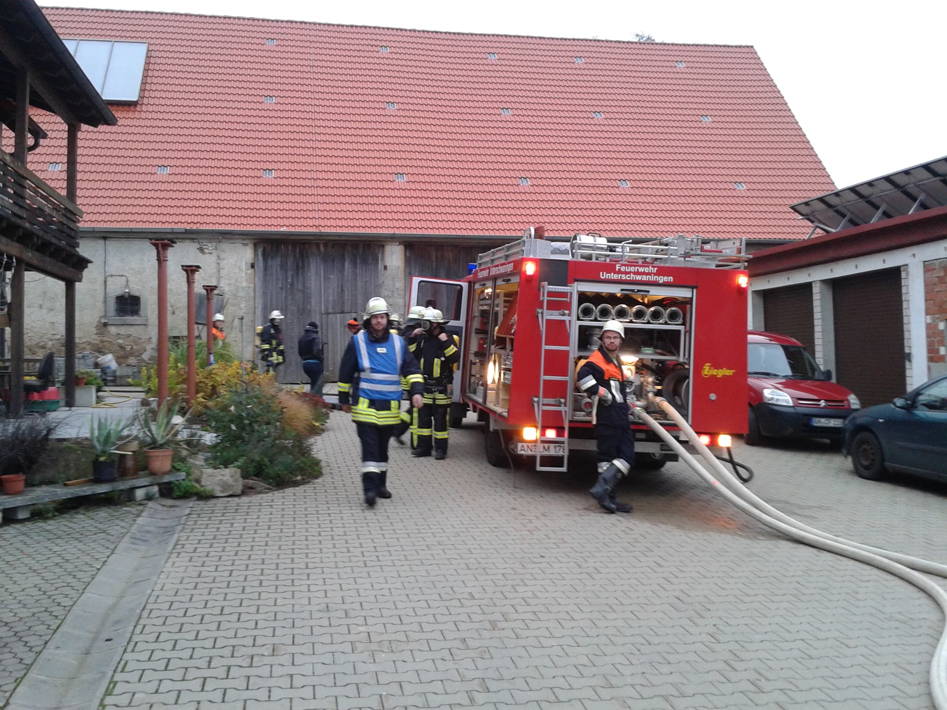 Übung im Rahmen der Brandschutzwoche 2013