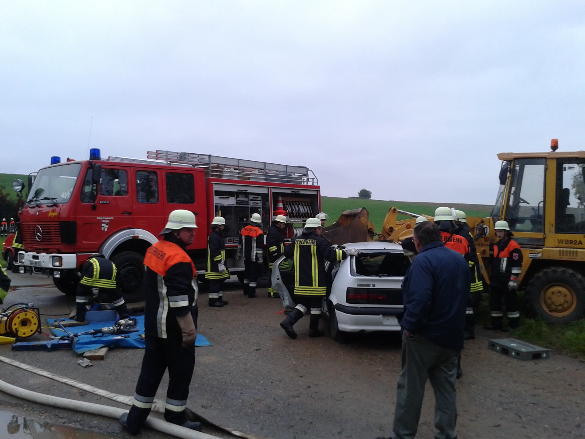 Übung im Rahmen der Brandschutzwoche 2013