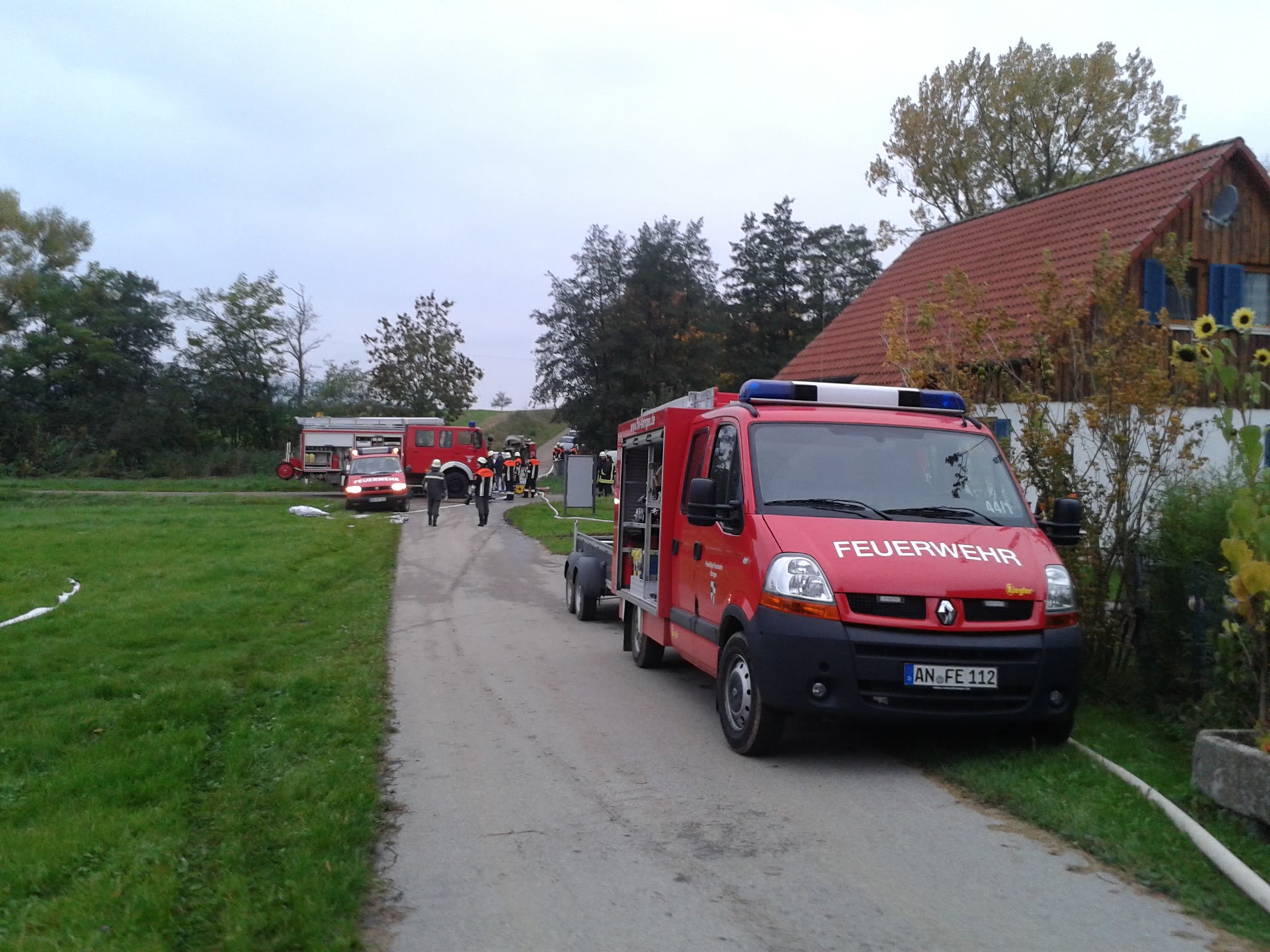 Übung im Rahmen der Brandschutzwoche 2013