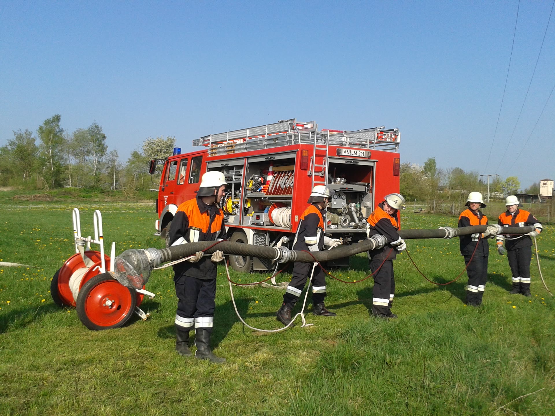 Übung gesamte Wehr
