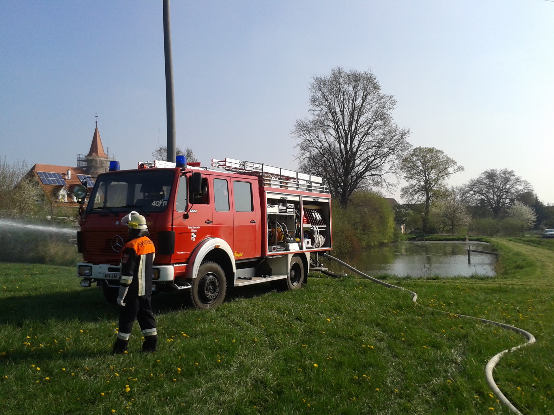 Übung gesamte Wehr