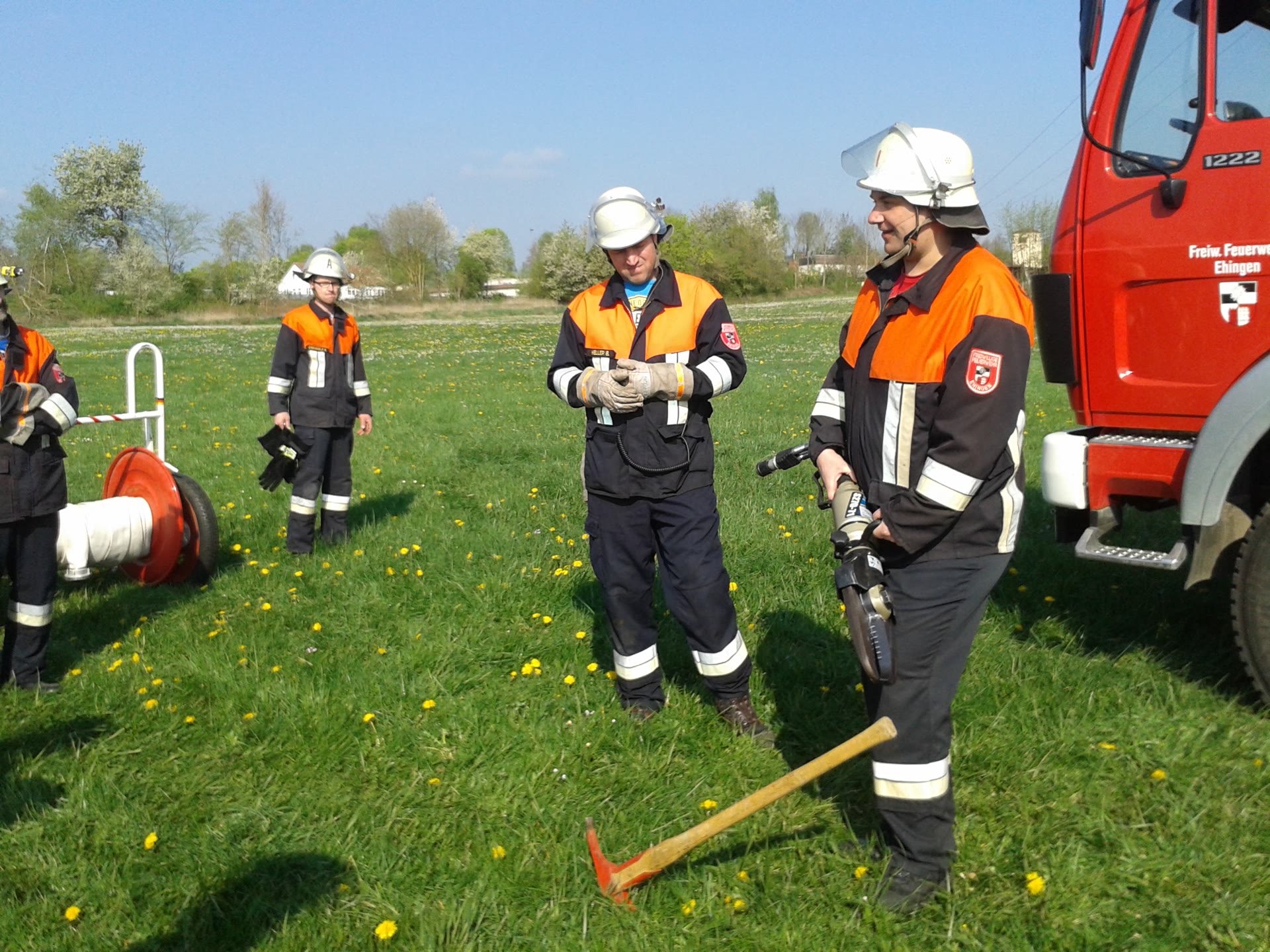 Übung gesamte Wehr