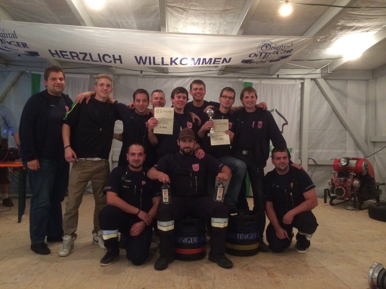 1. Platz Kuppelcup in Schwörsheim für die FFW Ehingen