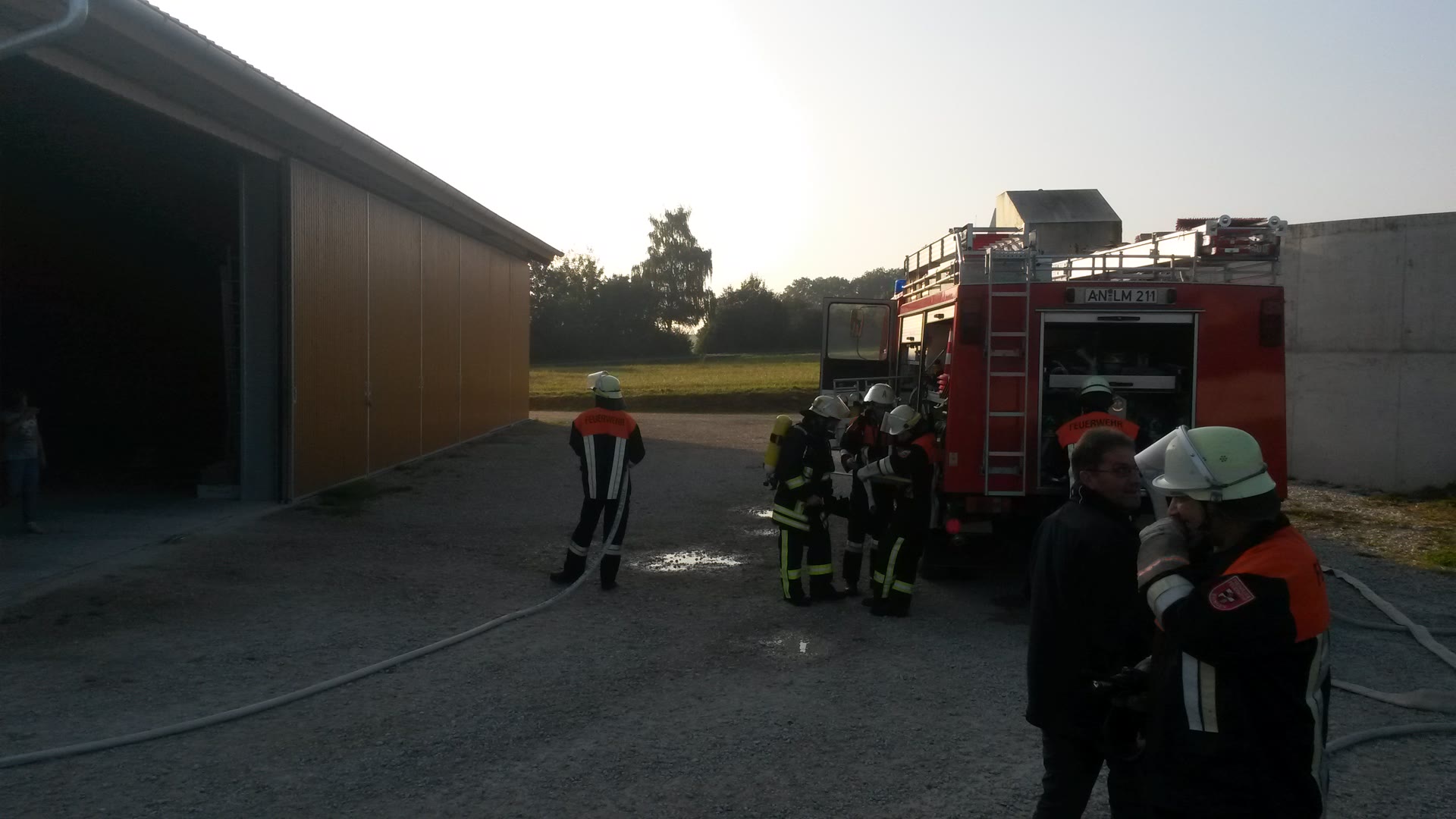 Übung im Rahmen der Brandschutzwoche 2014