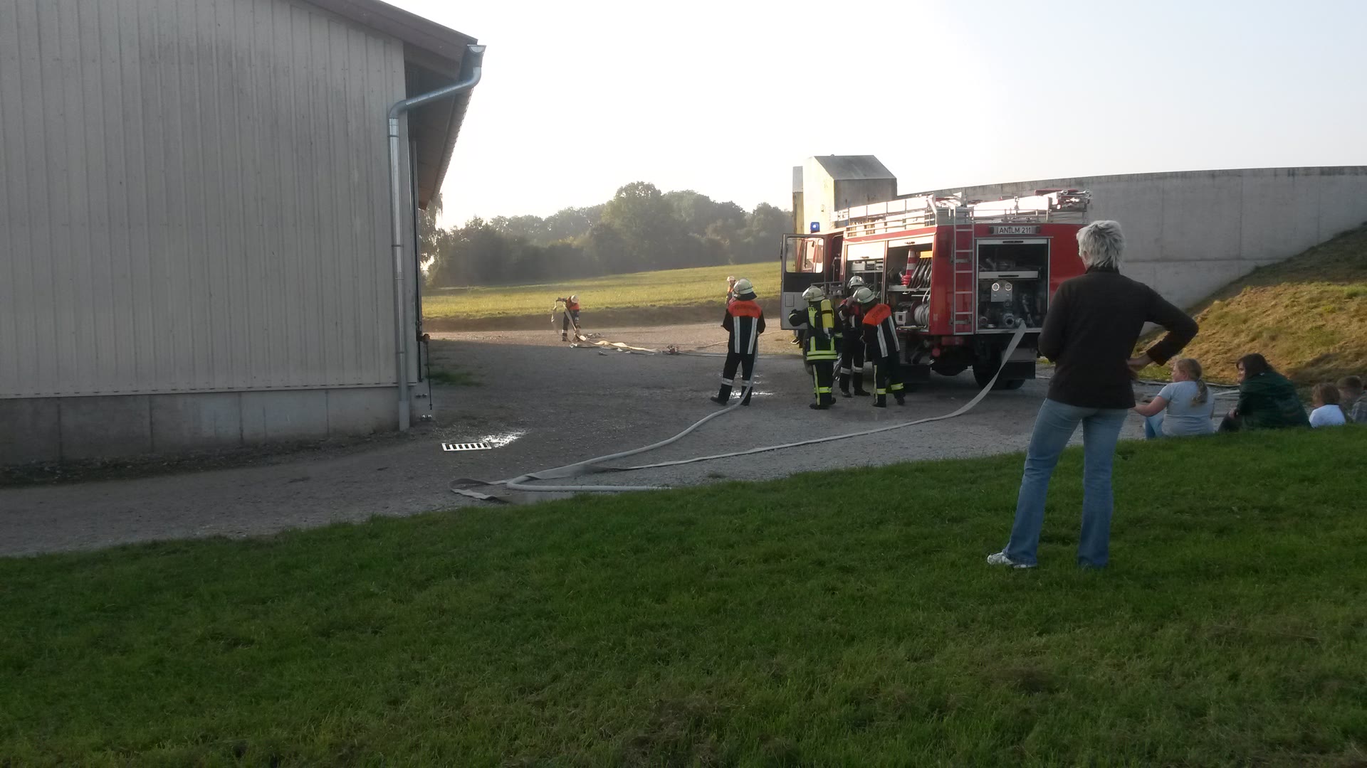 Übung im Rahmen der Brandschutzwoche 2014