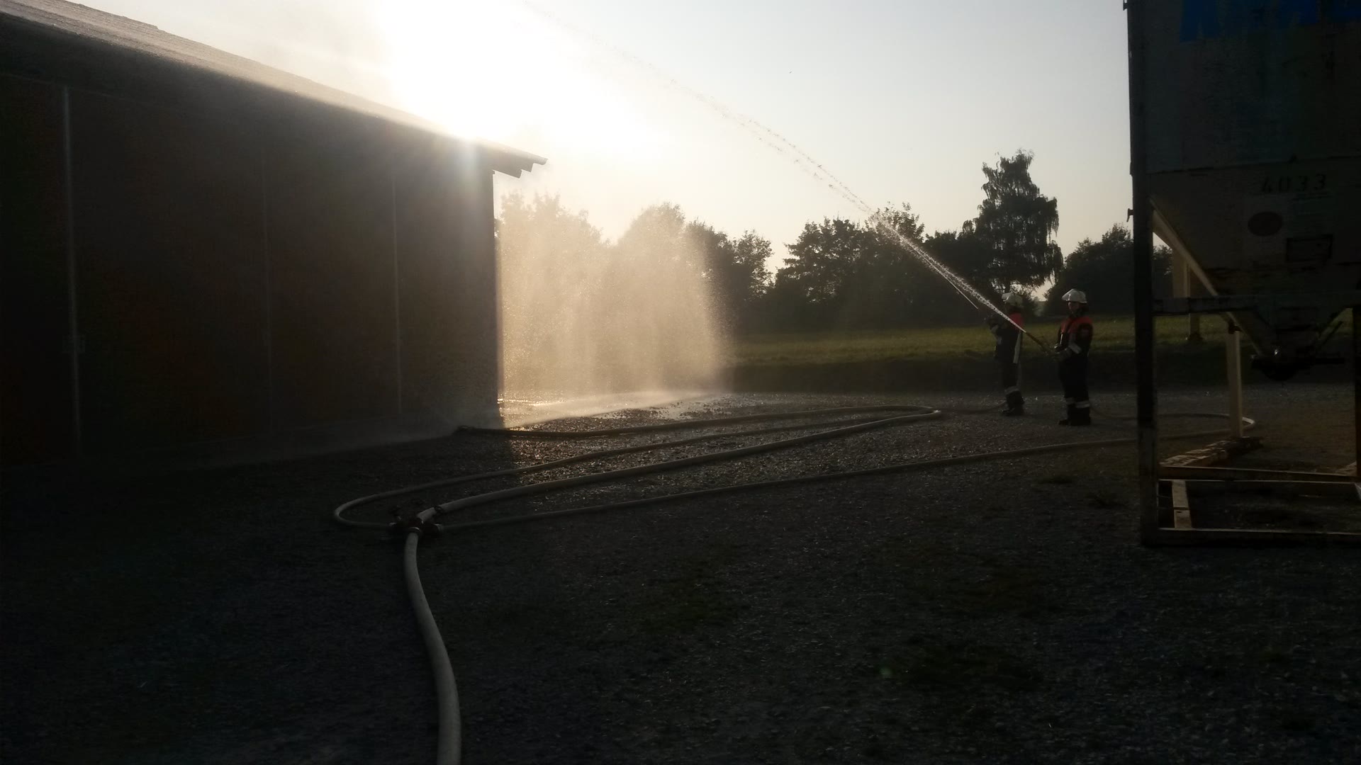 Übung im Rahmen der Brandschutzwoche 2014