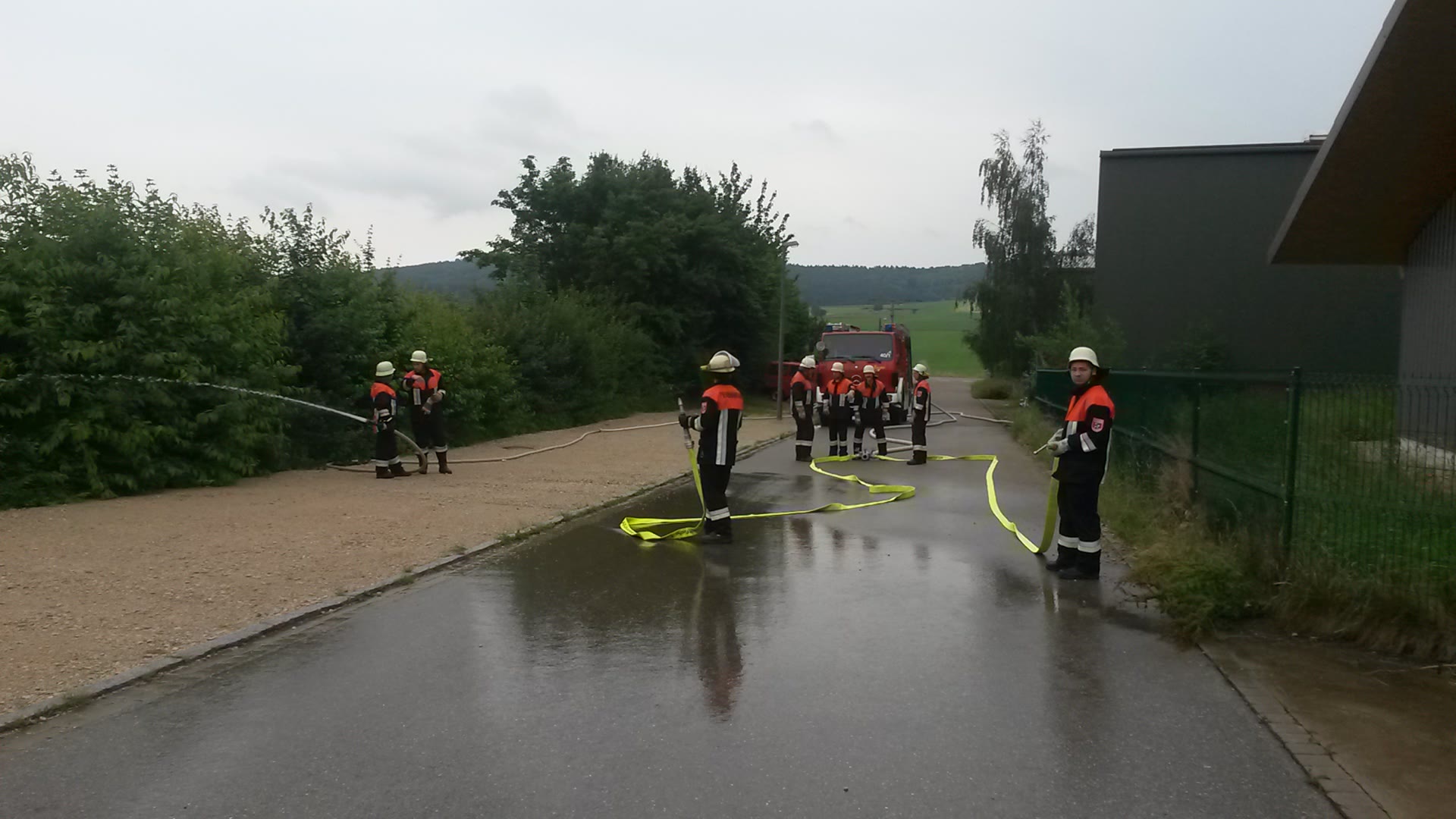 Übung gesamte Wehr