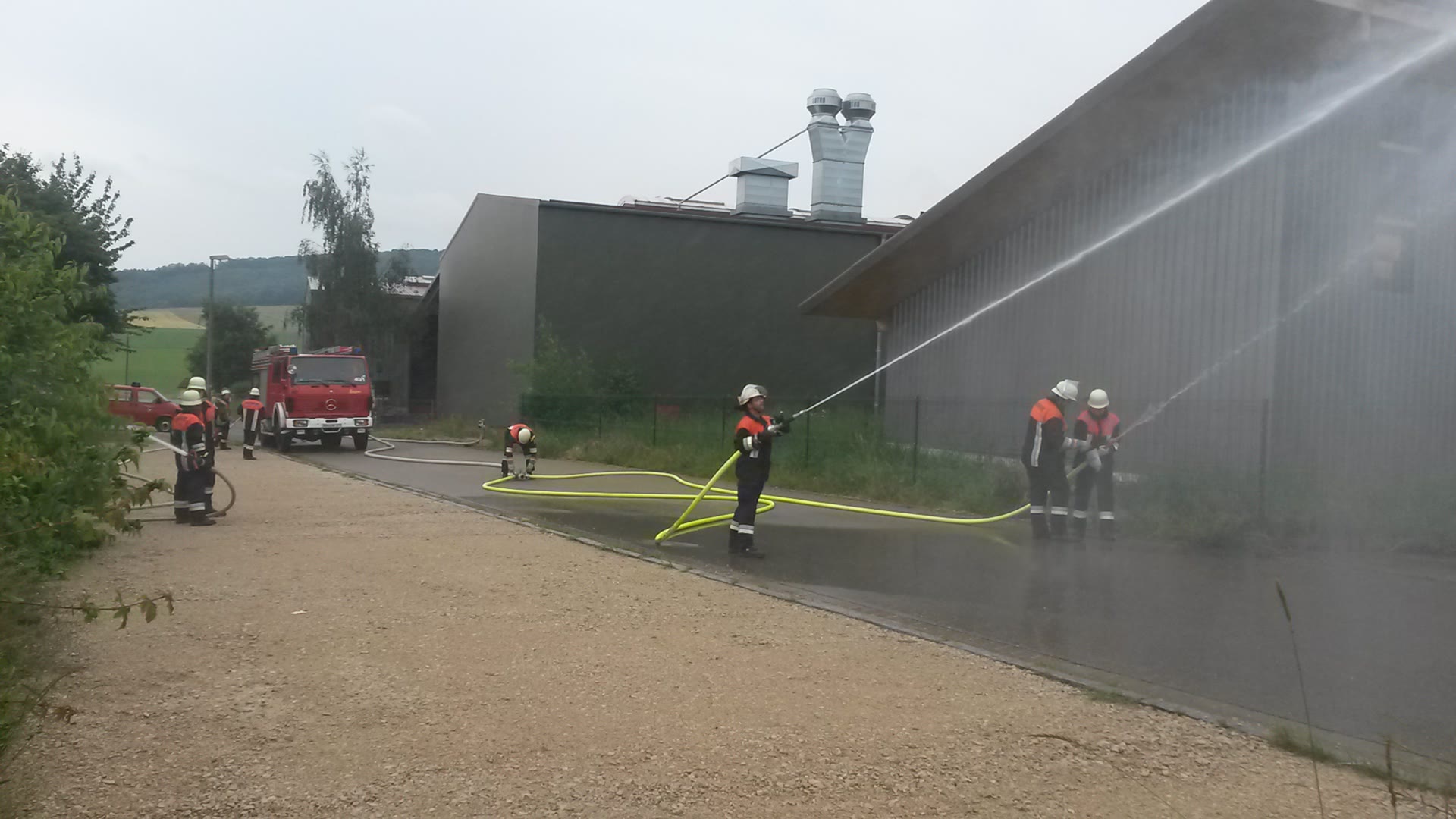 Übung gesamte Wehr