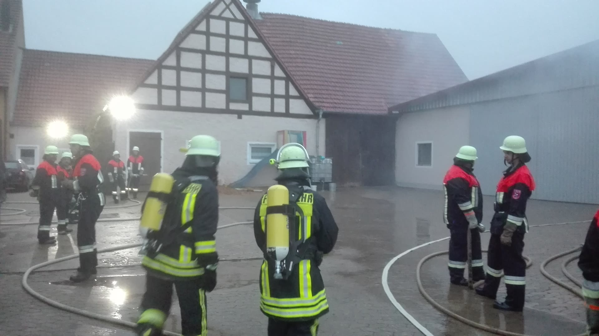 Übung im Rahmen der Brandschutzwoche 2015