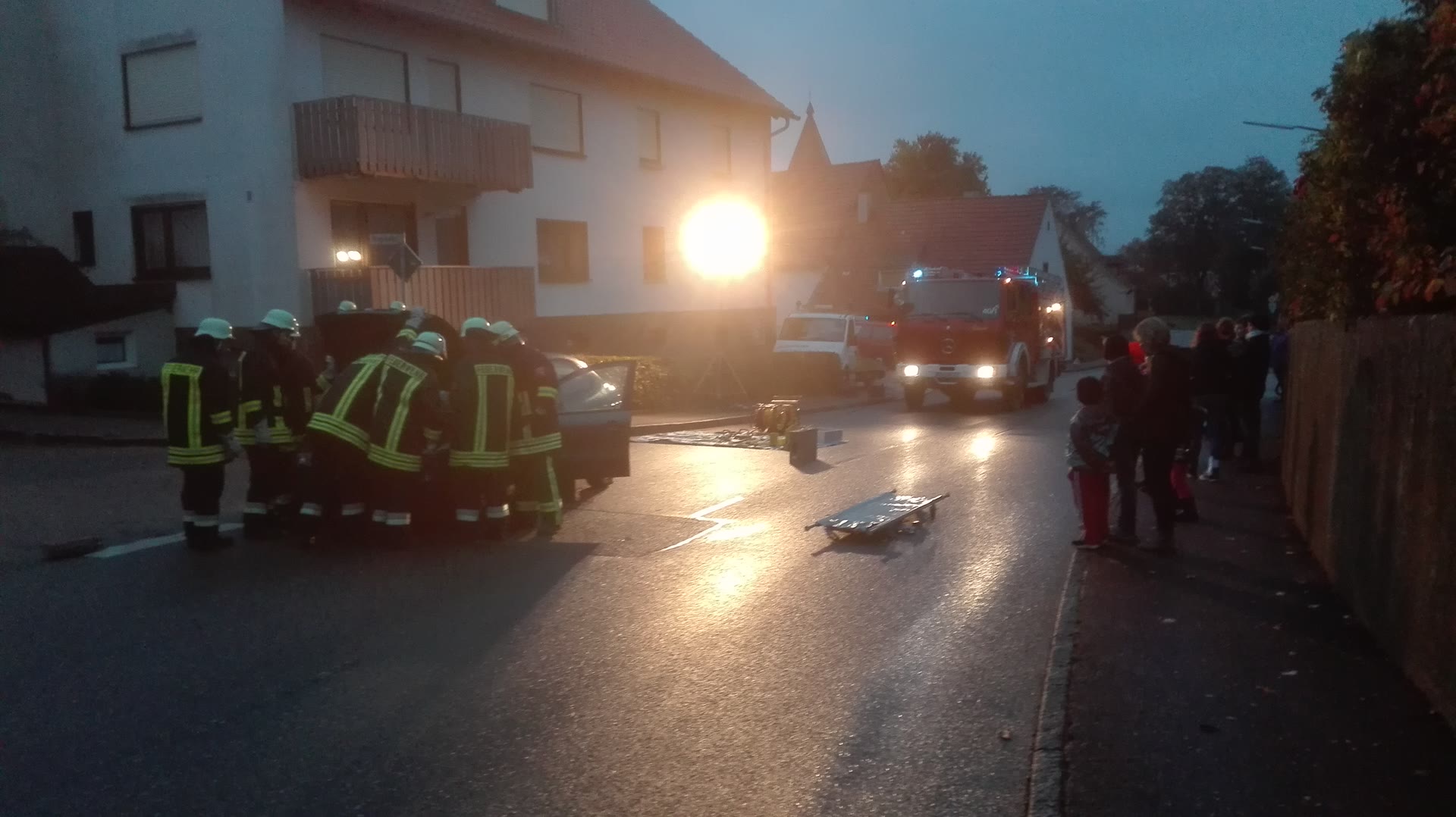 Übung im Rahmen der Brandschutzwoche 2015