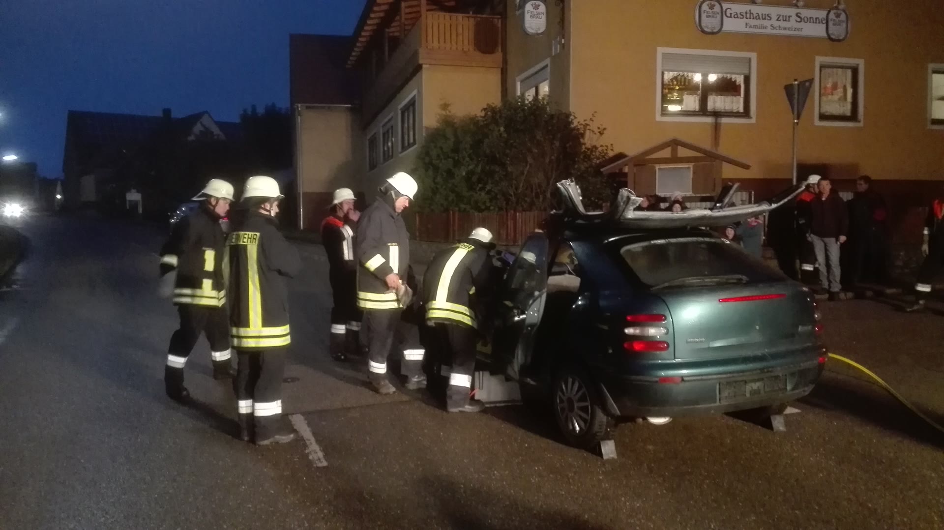 Übung im Rahmen der Brandschutzwoche 2015