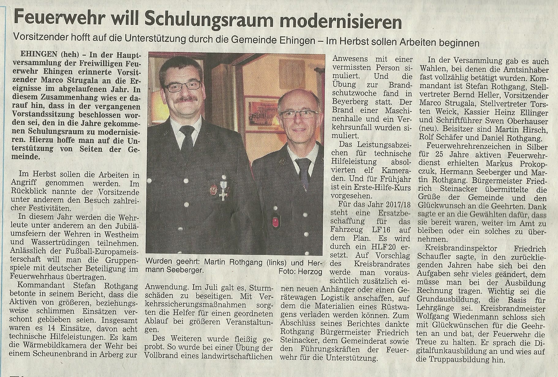 Generalversammlung 2016