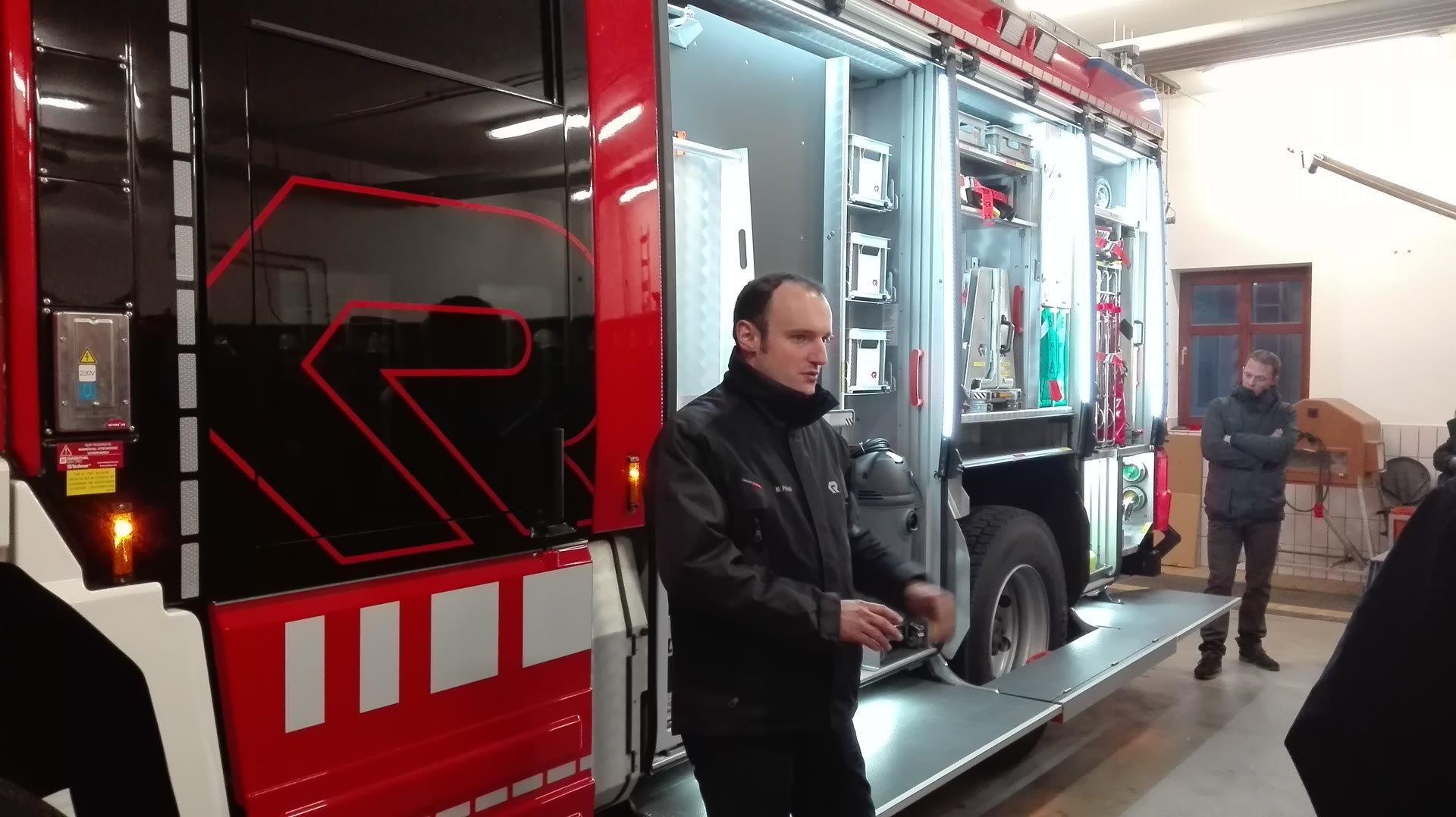Fahrzeugvorführung HLF20 - Fa. Rosenbauer