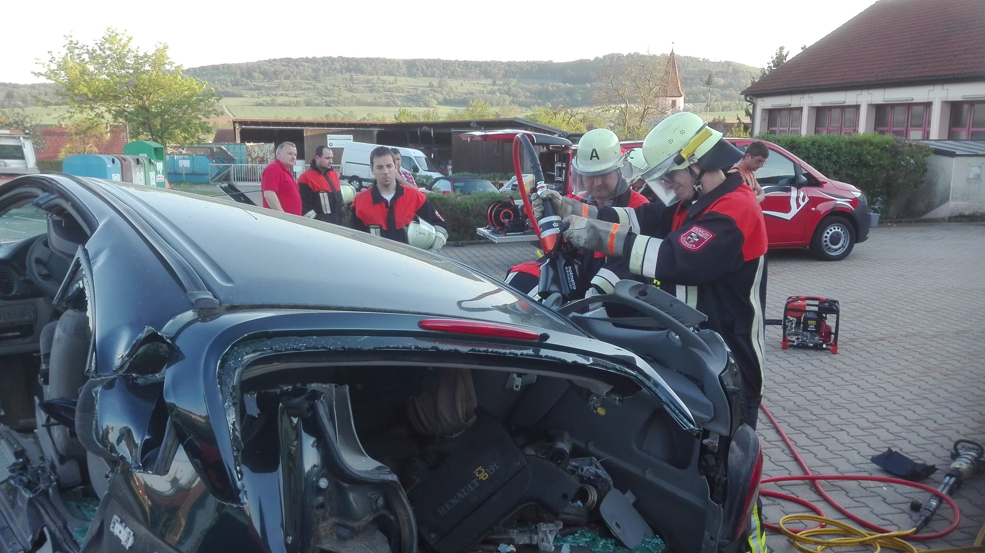 Vorführung technisches Gerät - Fa. HOLMATOR