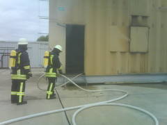 Übung / Brandhaus US-Army