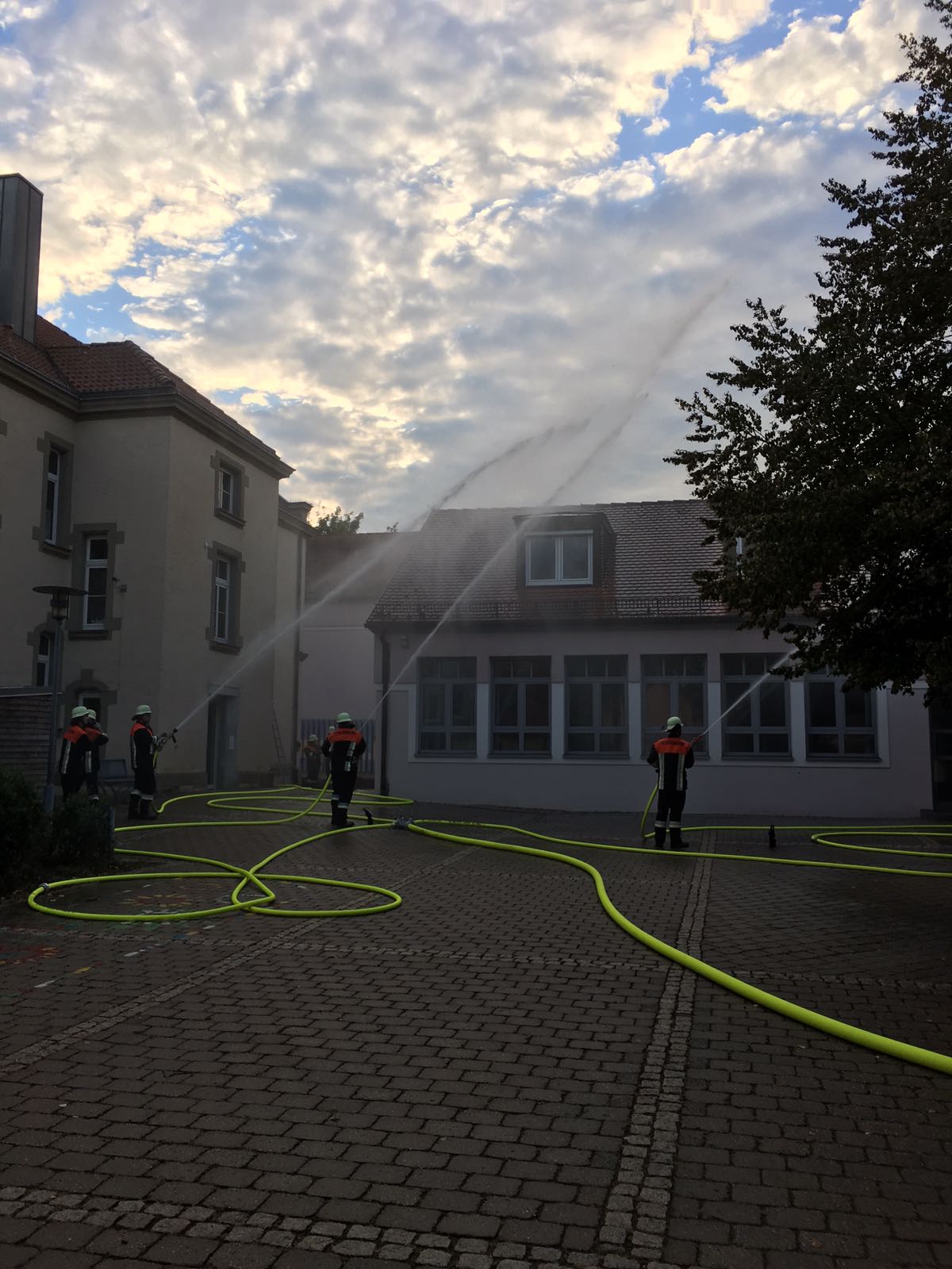 Übung im Rahmen der Brandschutzwoche 2016