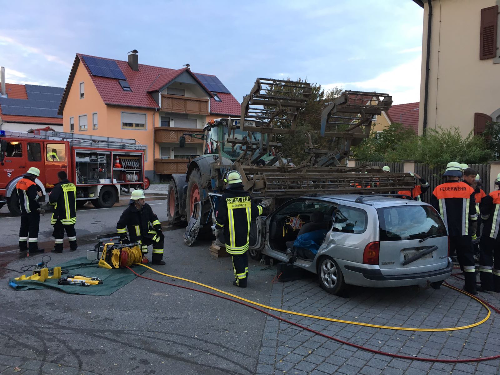 Übung im Rahmen der Brandschutzwoche 2016