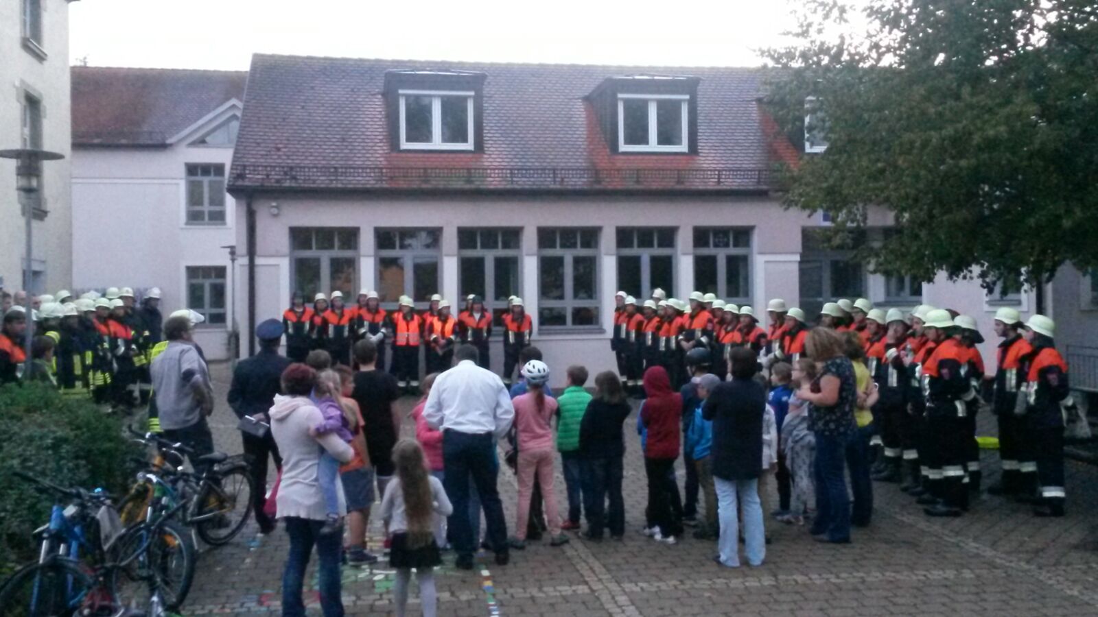 Übung im Rahmen der Brandschutzwoche 2016