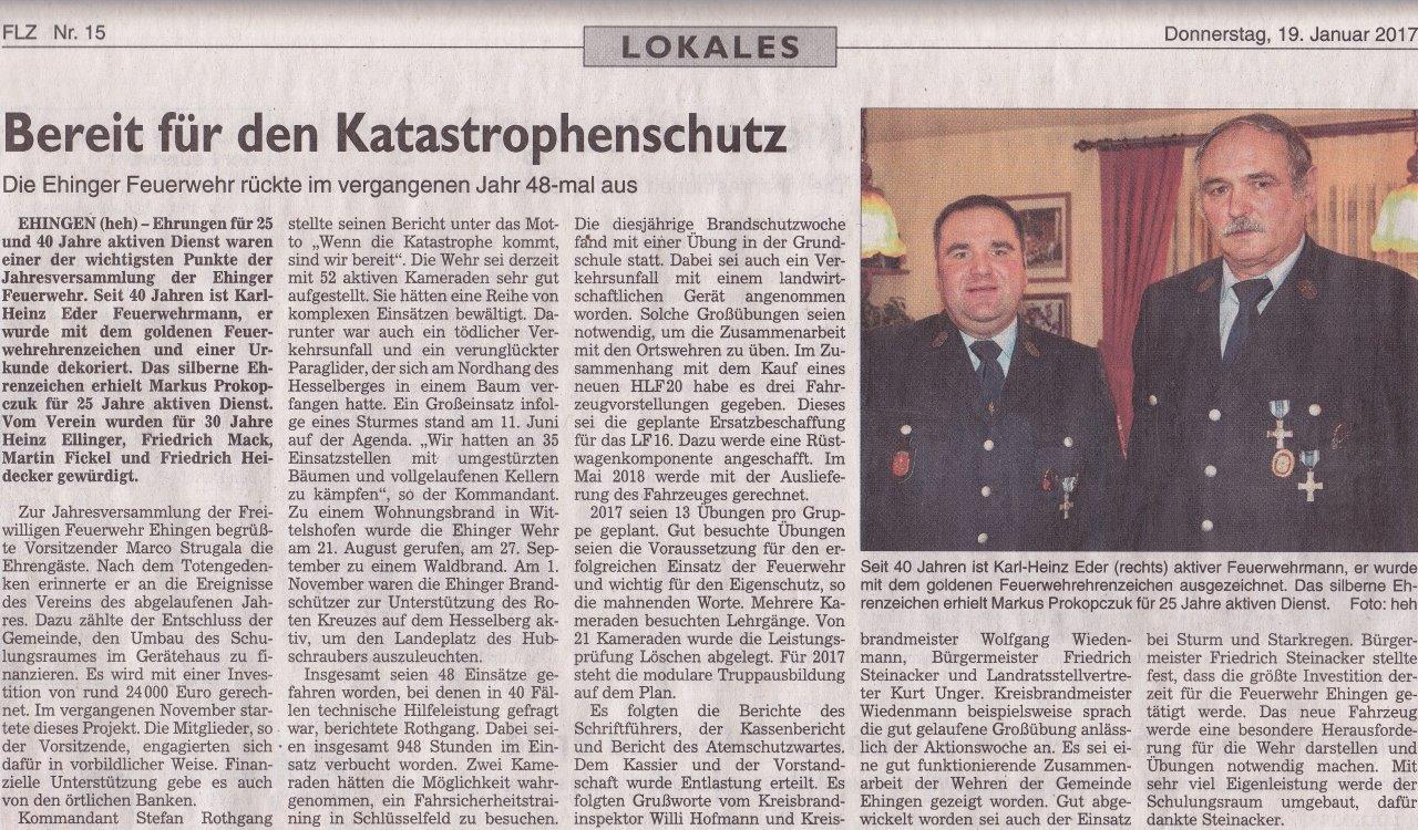 Generalversammlung 2017