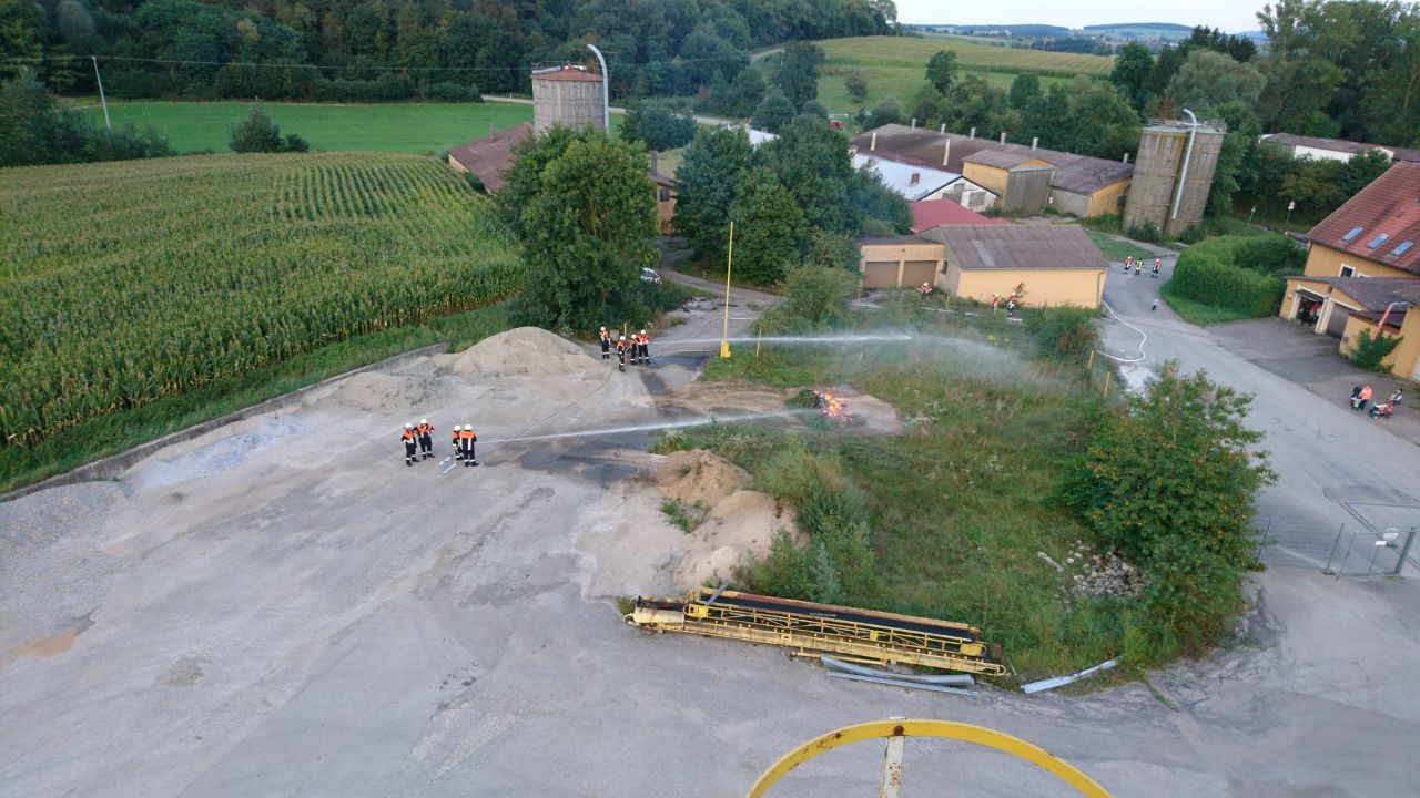 Übung im Rahmen der Brandschutzwoche 2017
