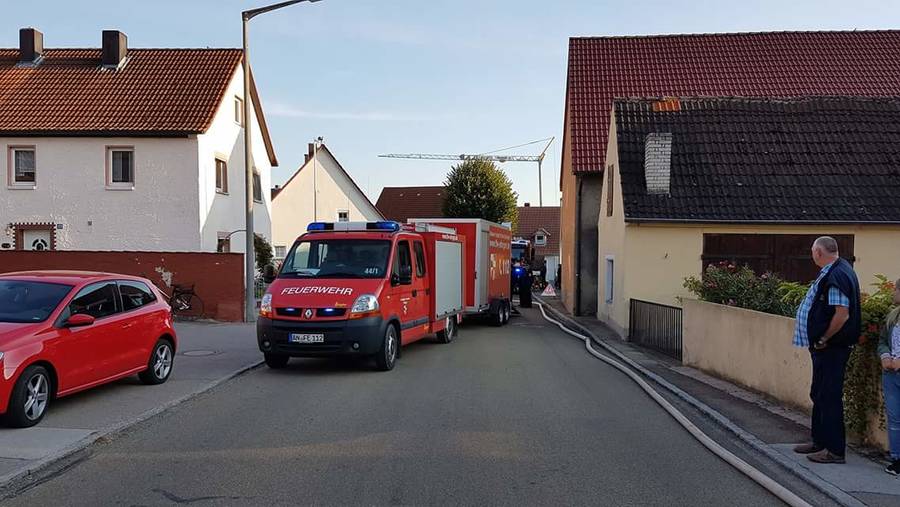 Übung Brandschutzwoche / Großlellenfeld