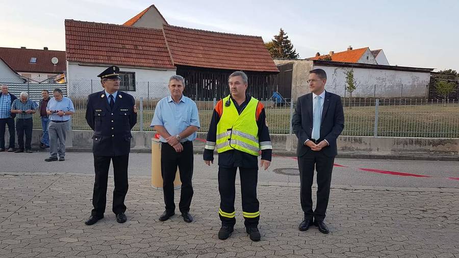 Übung Brandschutzwoche / Großlellenfeld