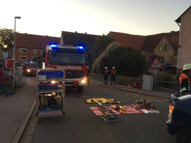 Übung im Rahmen der Brandschutzwoche 2018