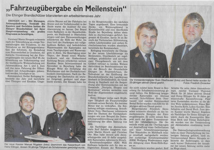 Generalversammlung 2019