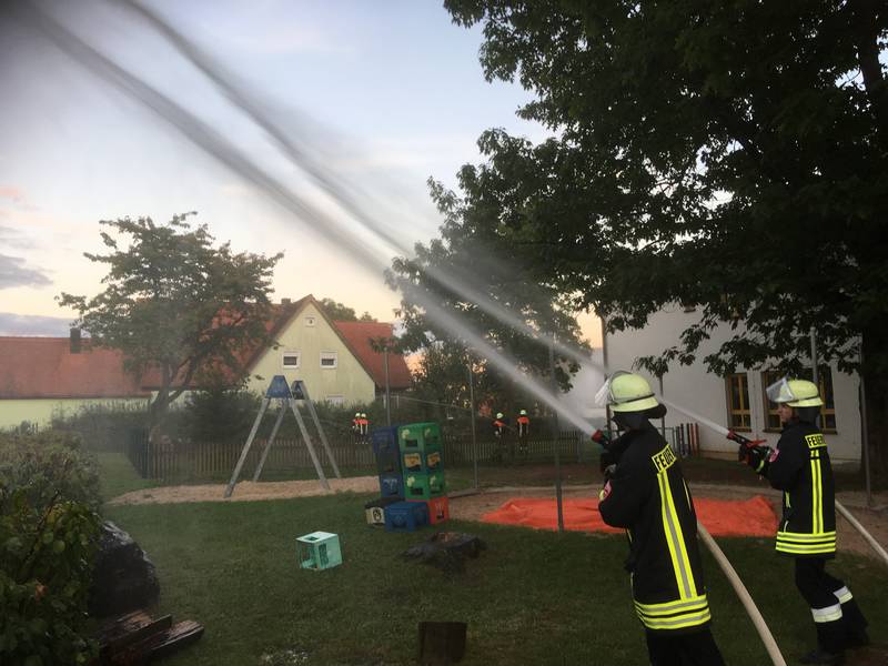 Übung im Rahmen der Brandschutzwoche 2019