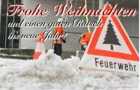 Frohe Weihnachten und einen guten Rutsch