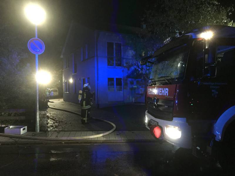 Übung gesamte Wehr / Ehingen Diakoniehaus
