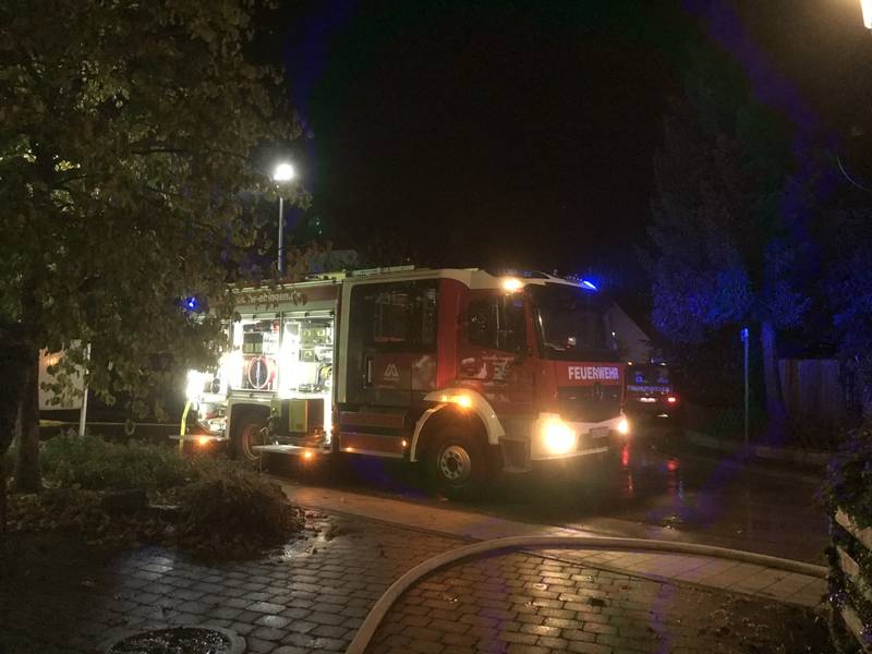 Übung gesamte Wehr / Ehingen Diakoniehaus