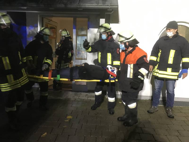 Übung gesamte Wehr / Ehingen Diakoniehaus