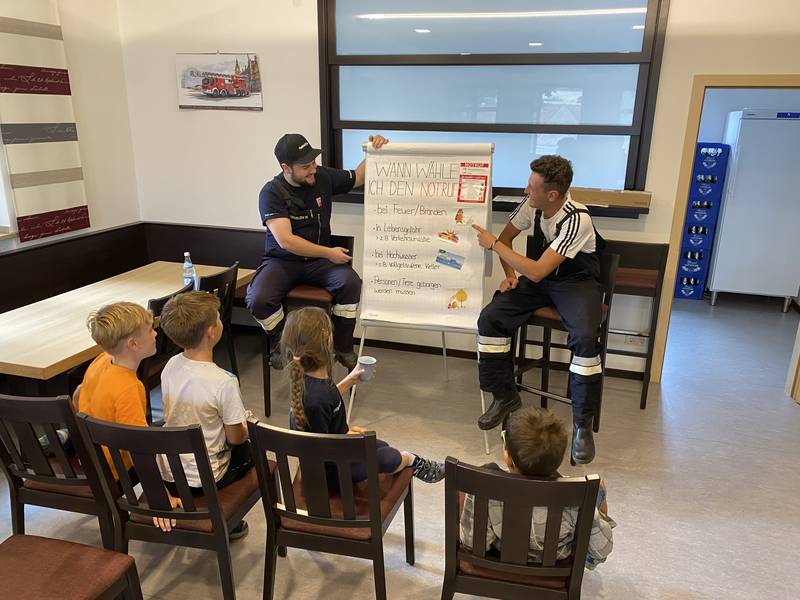 Ferienprogramm bei der Feuerwehr 2022