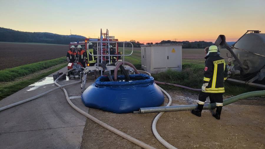 Übung im Rahmen der Brandschutzwoche 2022