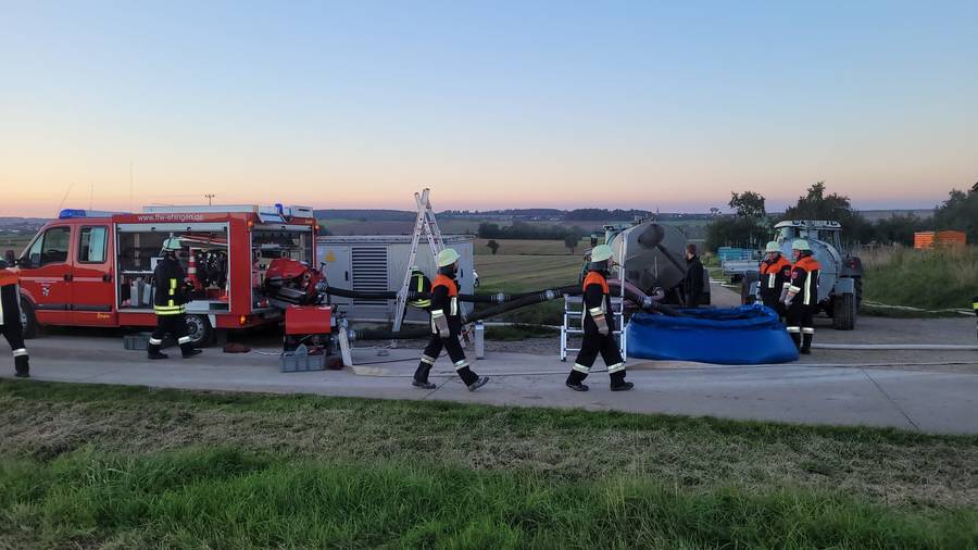 Übung im Rahmen der Brandschutzwoche 2022