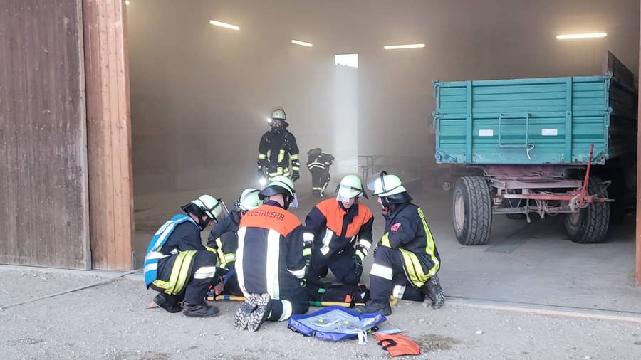 Übung im Rahmen der Brandschutzwoche 2022