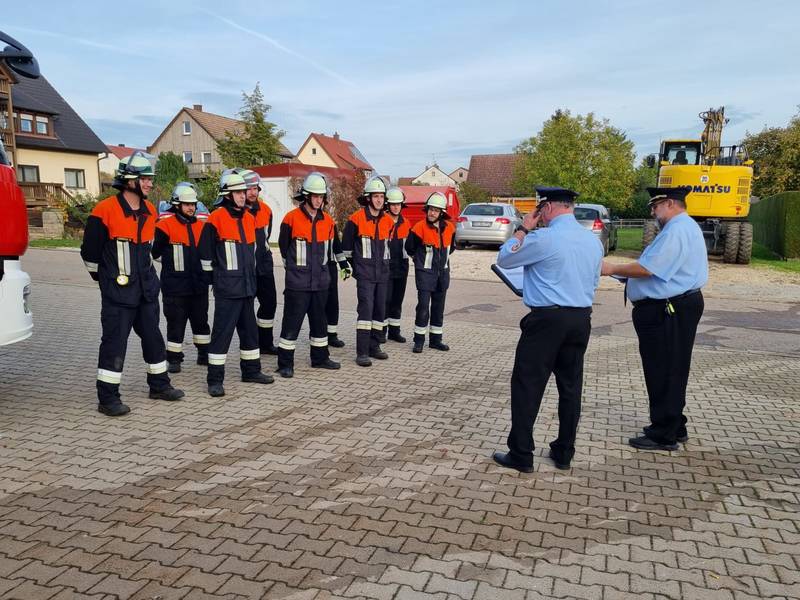 Leistungsabzeichen 'Die Gruppe im Löscheinsatz'