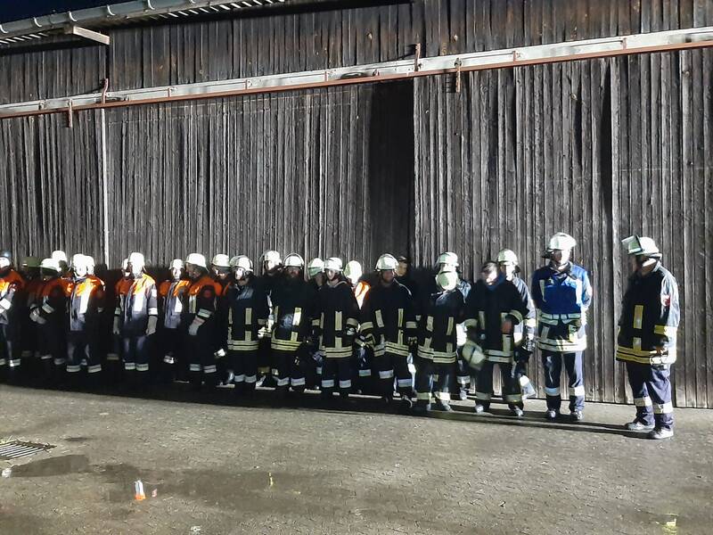 Übung im Rahmen der Brandschutzwoche 2023