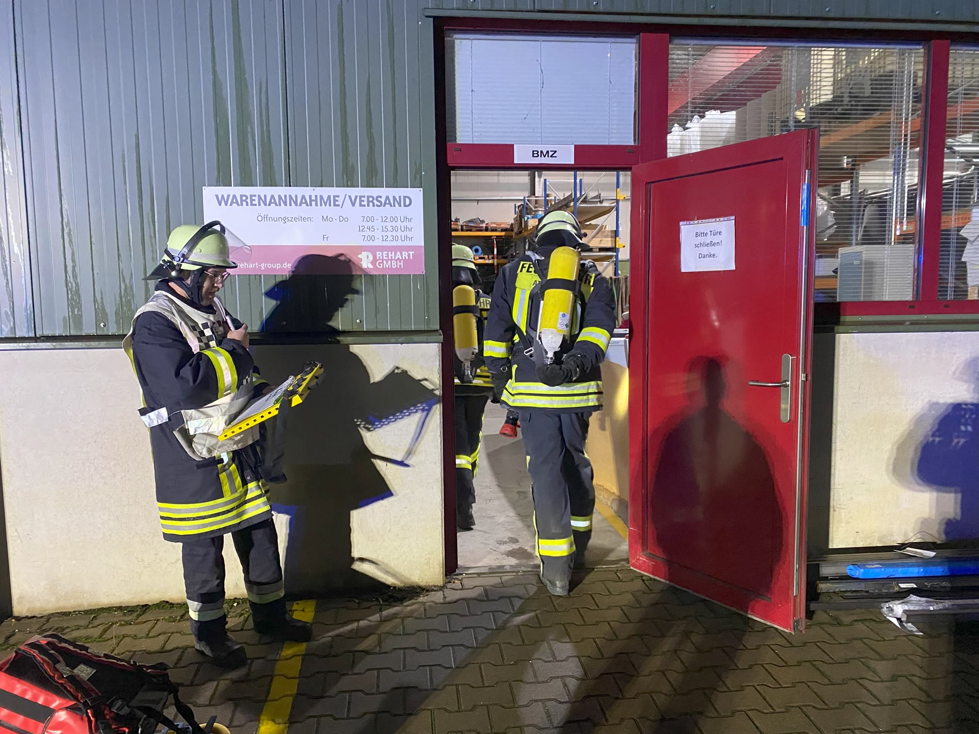 Übung gesamte Wehr
