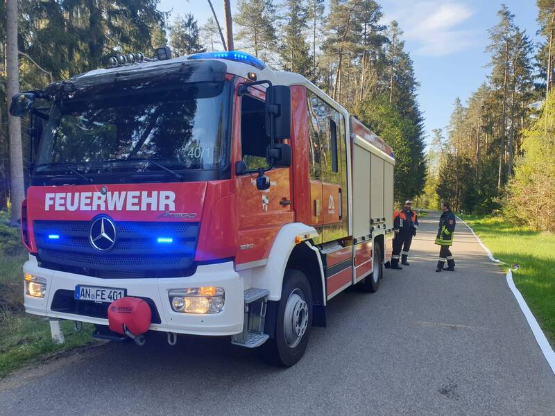 Katastrophenschutzübung 'Flammende Fichte'