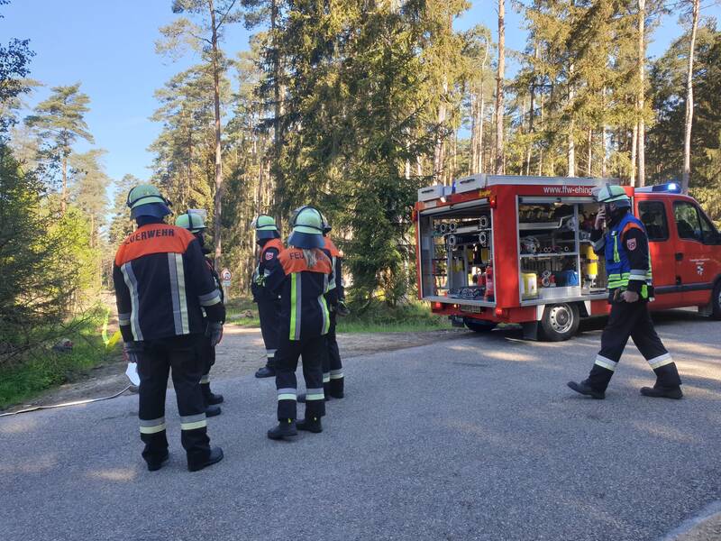 Katastrophenschutzübung 'Flammende Fichte'