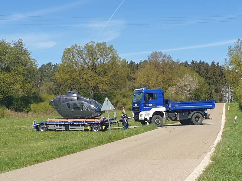 Katastrophenschutzübung 'Flammende Fichte'