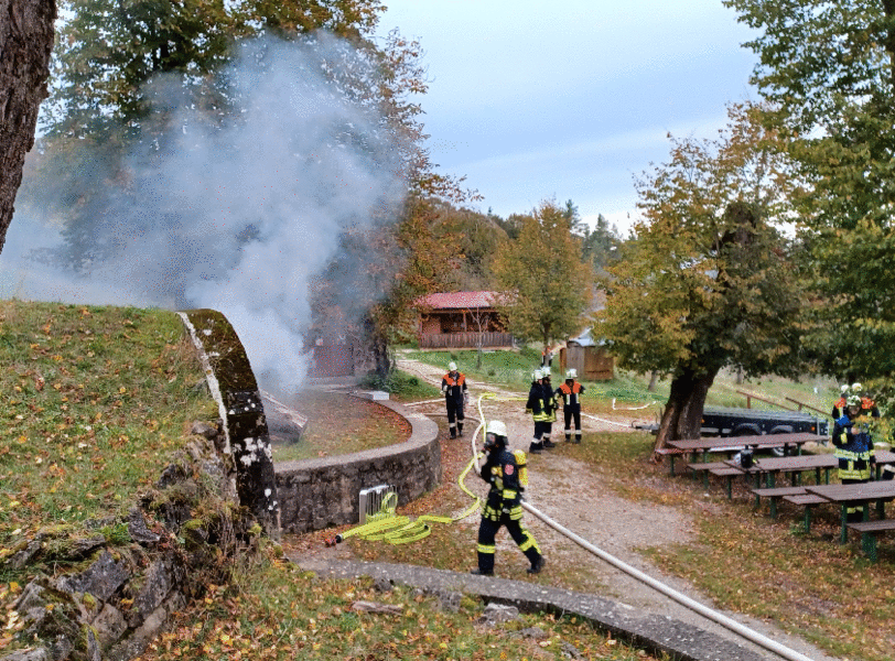 Übung im Rahmen der Brandschutzwoche 2024