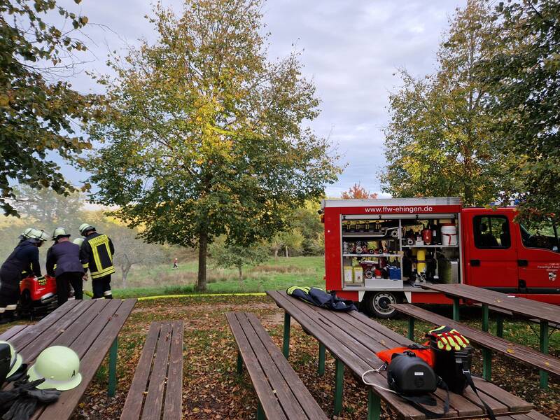 Übung im Rahmen der Brandschutzwoche 2024