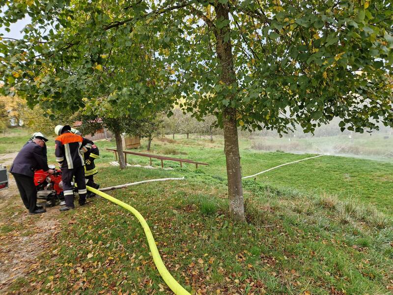 Übung im Rahmen der Brandschutzwoche 2024
